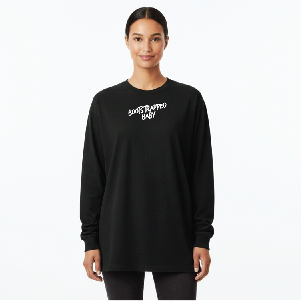 Bootstrapped Baby Heavyweight Long Sleeve T-Shirt