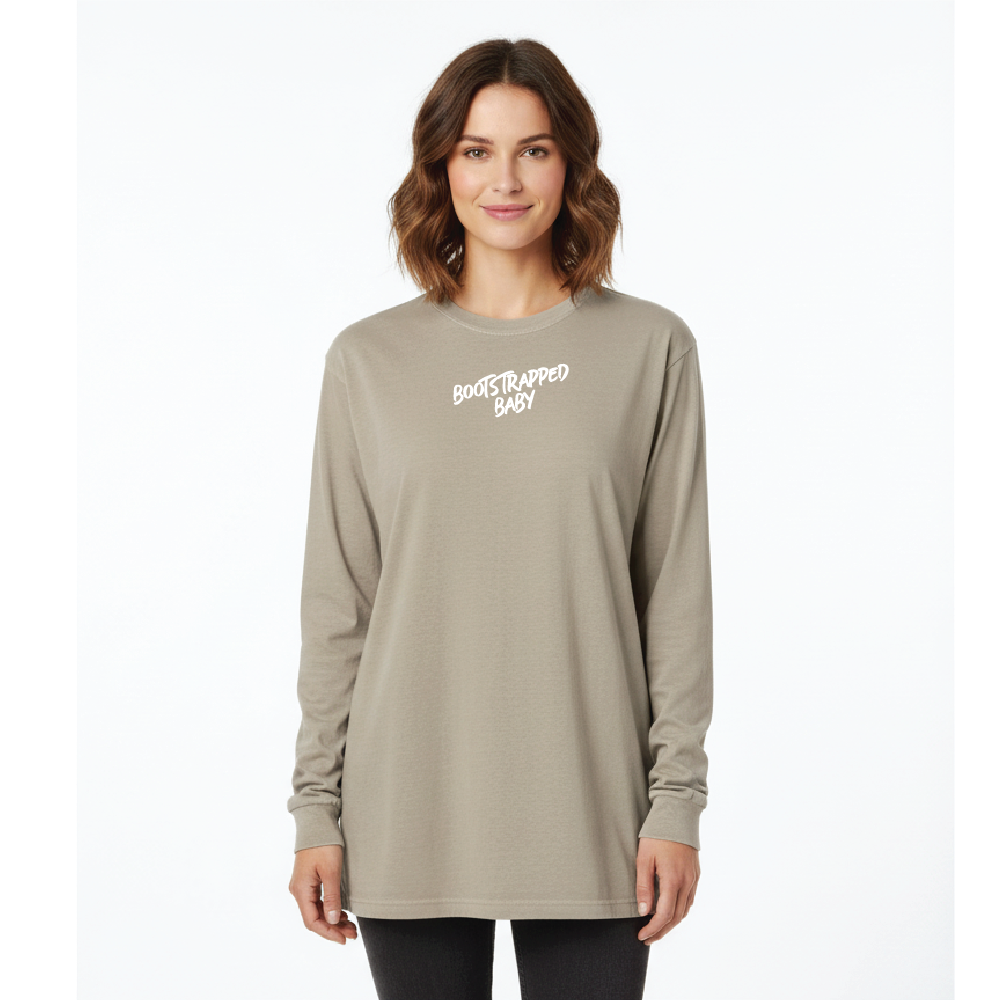 Bootstrapped Baby Heavyweight Long Sleeve T-Shirt