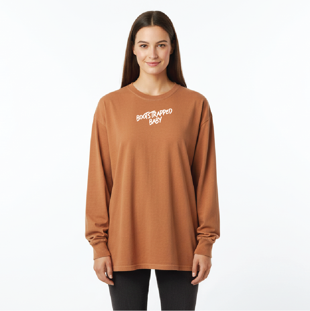 Bootstrapped Baby Heavyweight Long Sleeve T-Shirt