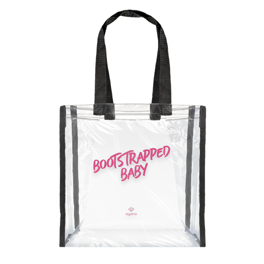 Bootstrapped Baby Clear Stadium Bag