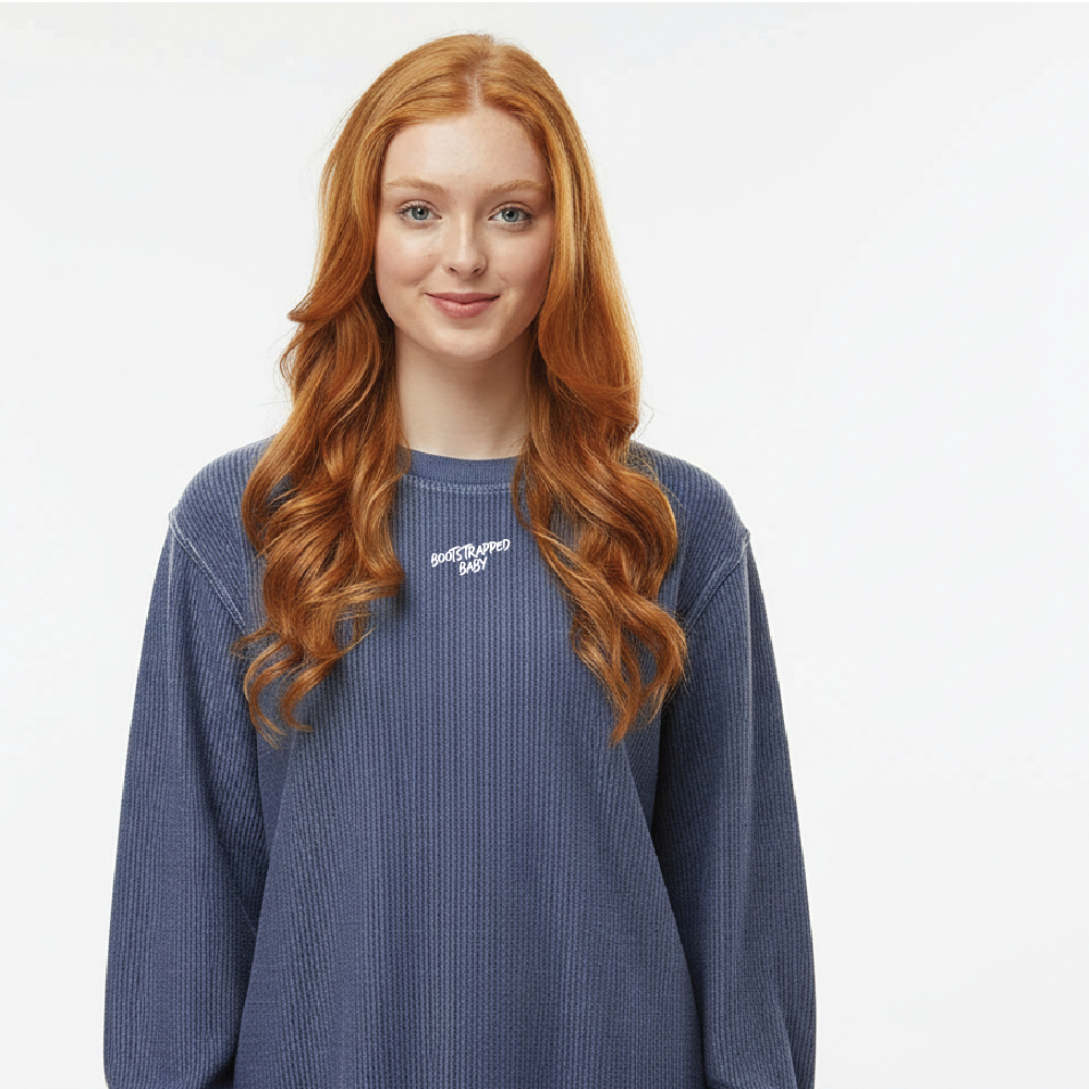 Bootstrapped Baby Corded Crewneck Sweatshirt
